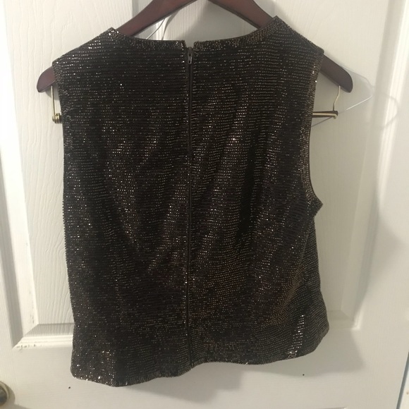 Chocolate Beaded Top Medium - Picture 3 of 3